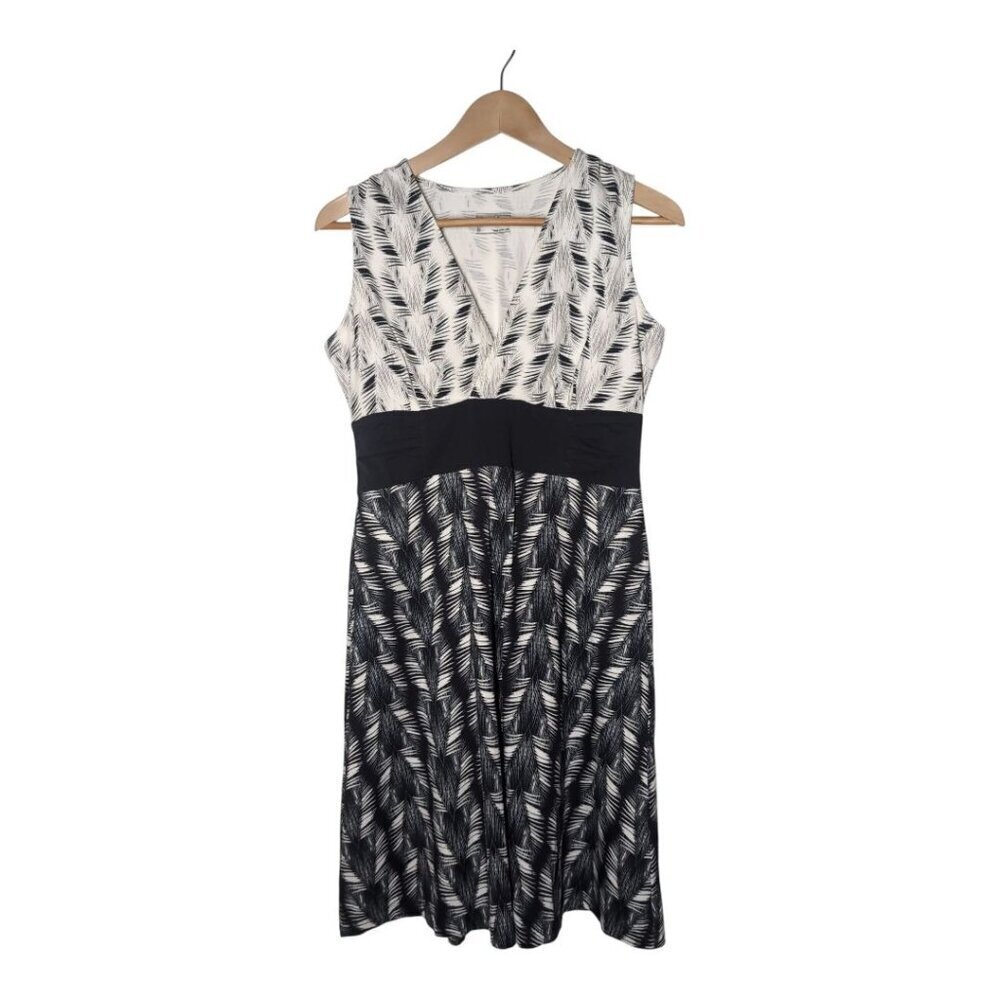 Patagonia Sleeveless Midi Dress Palm Print Womens Size Medium